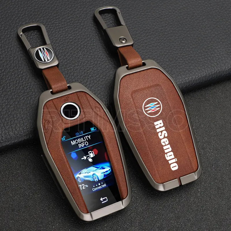 

Металлический + кожаный чехол для автомобильного дисплея, оболочка для BMW 3, 5, 7 серии, G11, G12, G30, G31, G32, G05, G07, X3, X4, X5, X6, X7, I8
