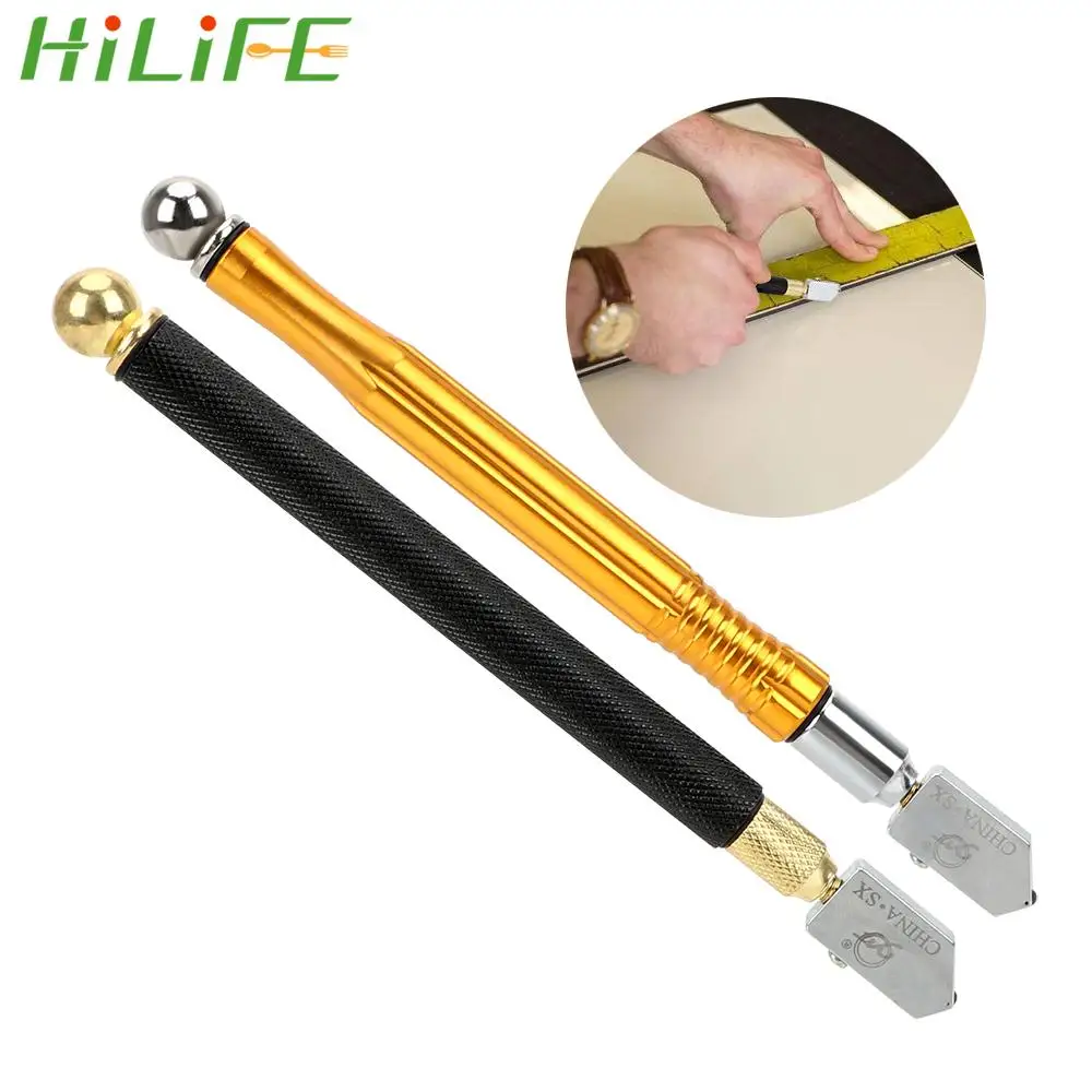

HILIFE Diamond Glass Cutter Multifunction Ceramic Tile Cutting Glass knife tools for Thick Glass Cutting Hand tool Metal Handle
