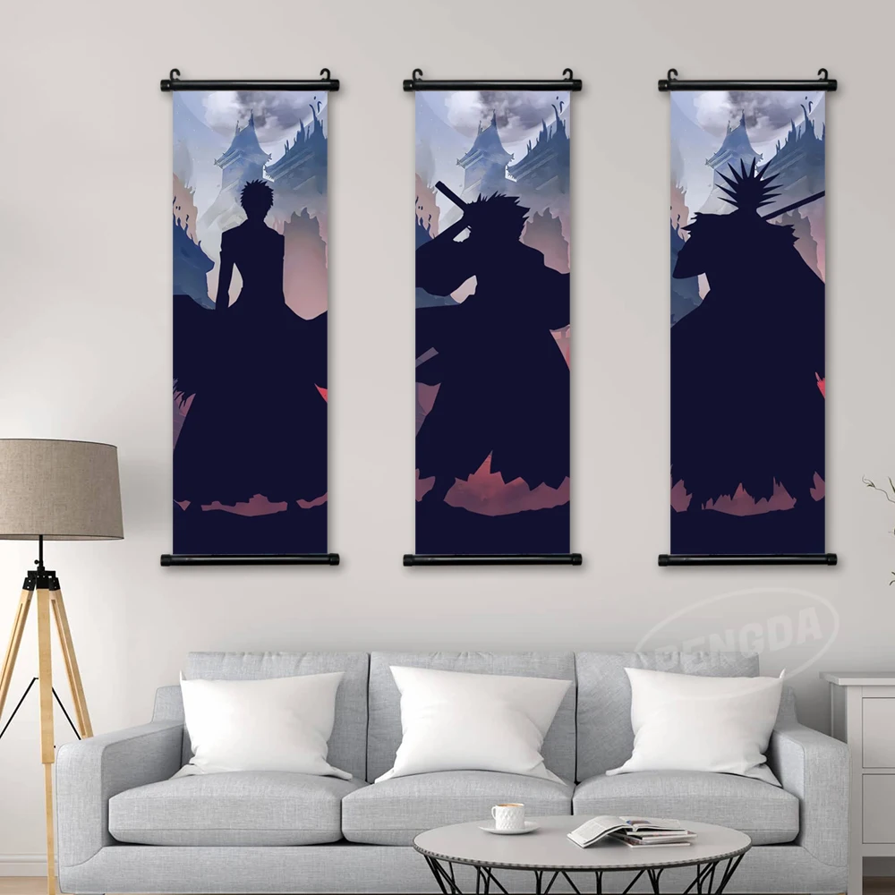 Картины с отбеливателем холст домашний декор курозаки плакат Ичиго Кучики Рукия