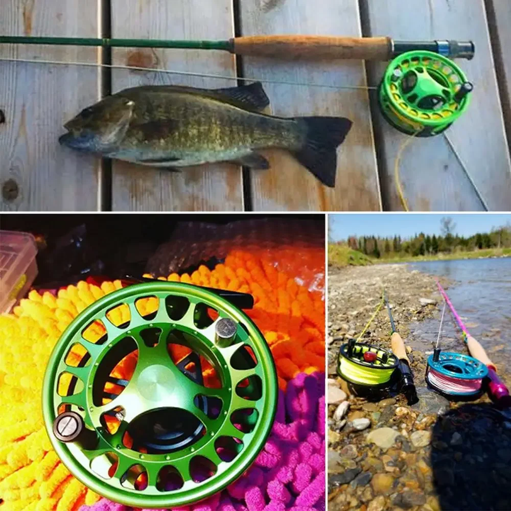 Катушка для нахлыстовой рыбалки Maxcatch TimeFly 5WT 6WT 7WT 8WT, водонепроницаемая, из алюминия с ЧПУ-обработкой, с большим барабаном, дисковым фрикционом, плавным ходом и высокой прочностью (art.: 3920d9989de2f) - 3920d9989de2f