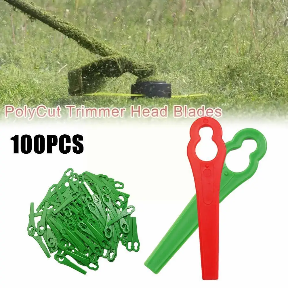 

100pcs Lace Y9q5 Mower Grass Replacement Lawn Plastic Mower Einhell Garden Plastic Trimmer Gardening Tool