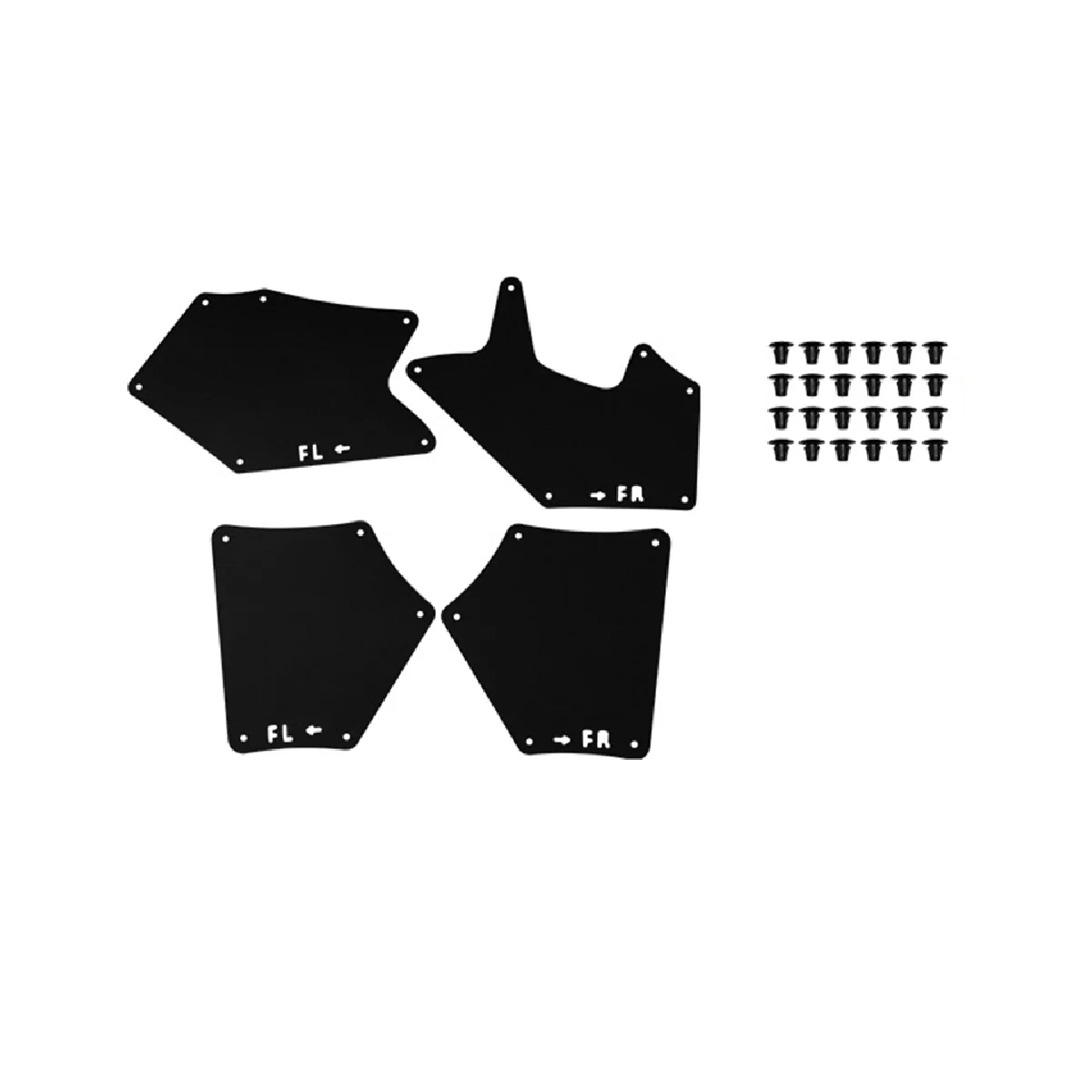 

Car Mudguards for 2008-2021 Mud Guard Flap Splash Flaps Mudflaps Accessories
