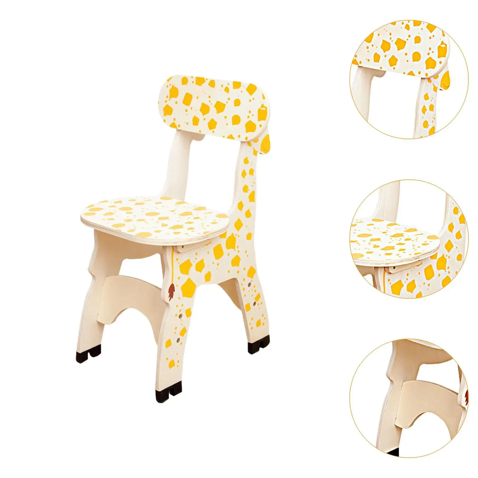 Детский стул с поддержкой спины портативный для игровой комнаты детского сада