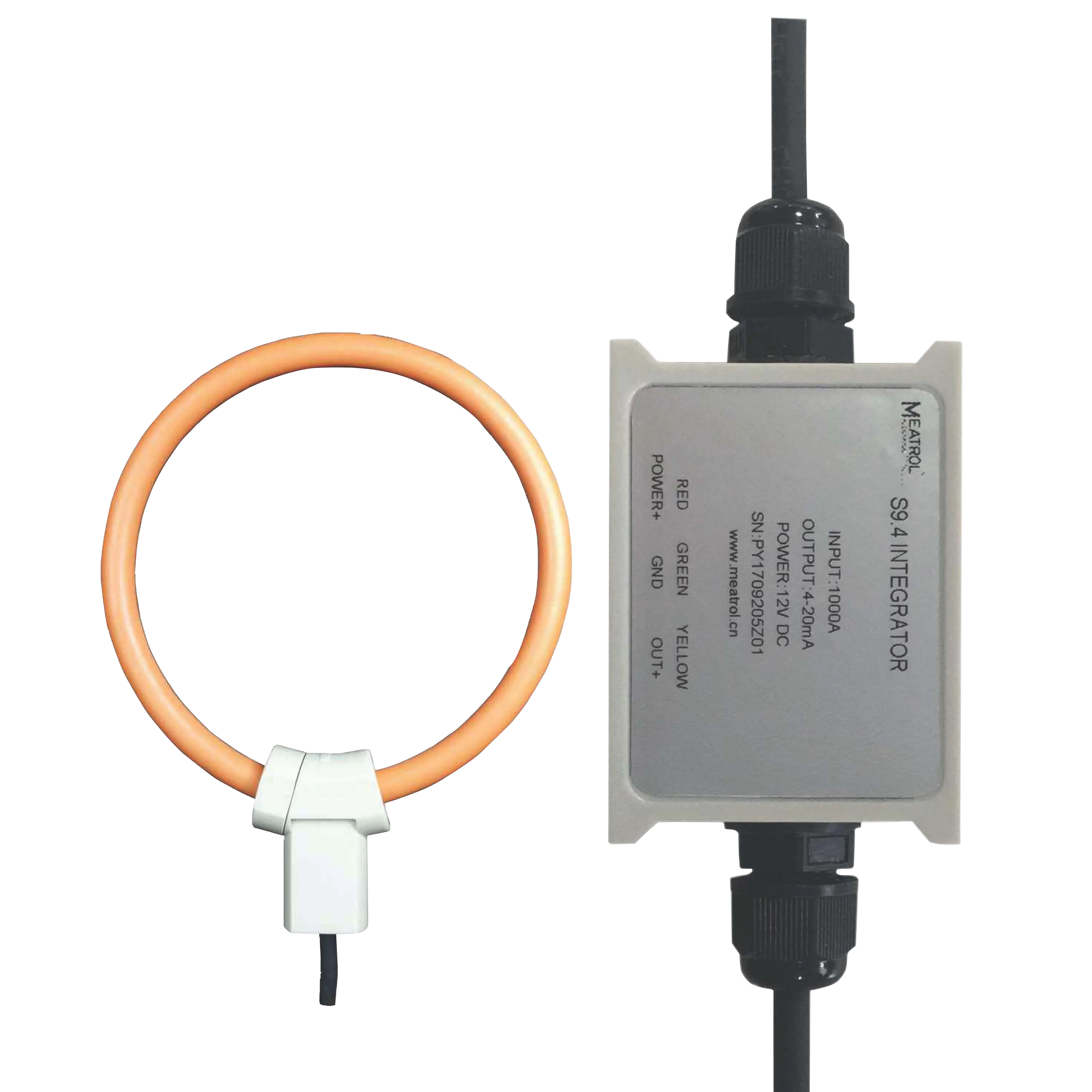 

4-20mA Output Rogowski coil Integrator Waterproof IP66 Current Probe
