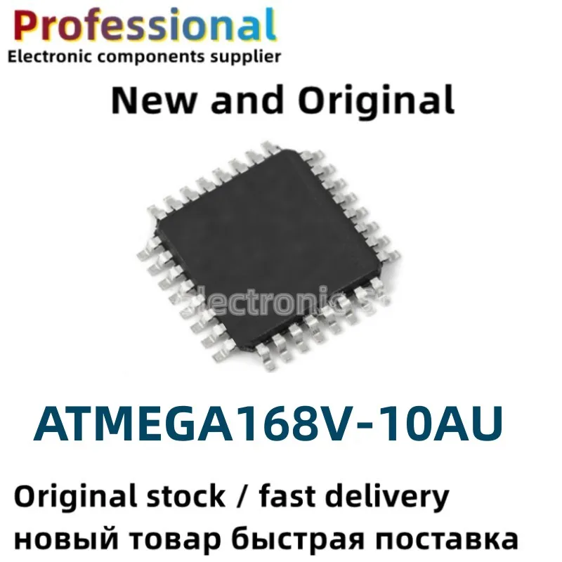 

10 шт. Новинка и оригинальная модель ATMEGA168V 10AU MEGA168V-10AU MEGA168V 10AU QFP-32