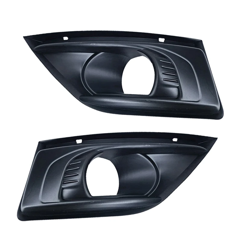 

2Pcs Front Bumper Fog Lamp Frame Trim Fog Lamp Grille For Citroen C4 Picasso 7414SC