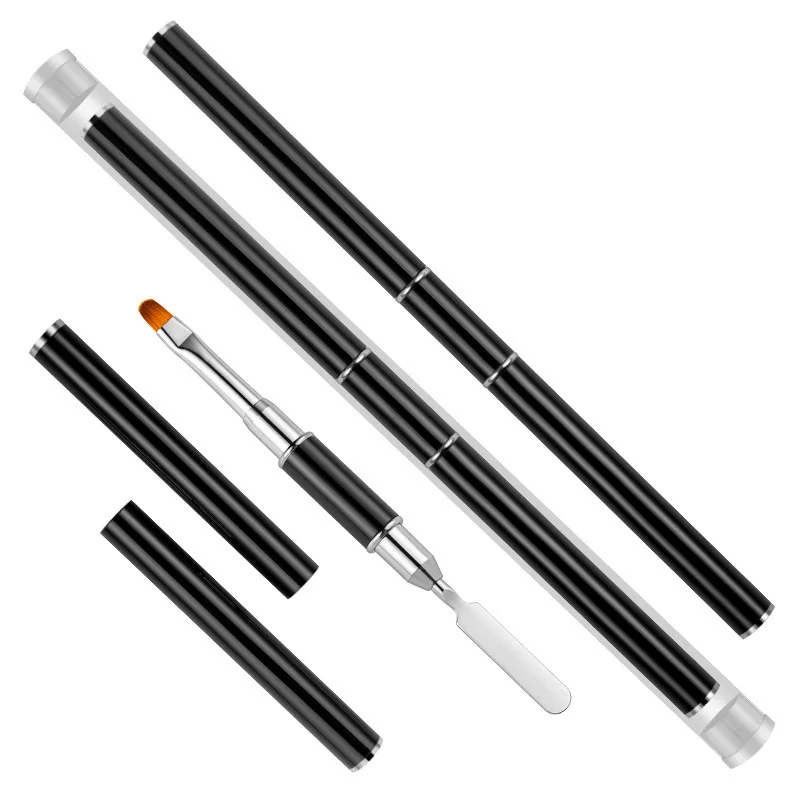 Двусторонние кисти для нейл-арта акрилового УФ-геля наращивания рисования