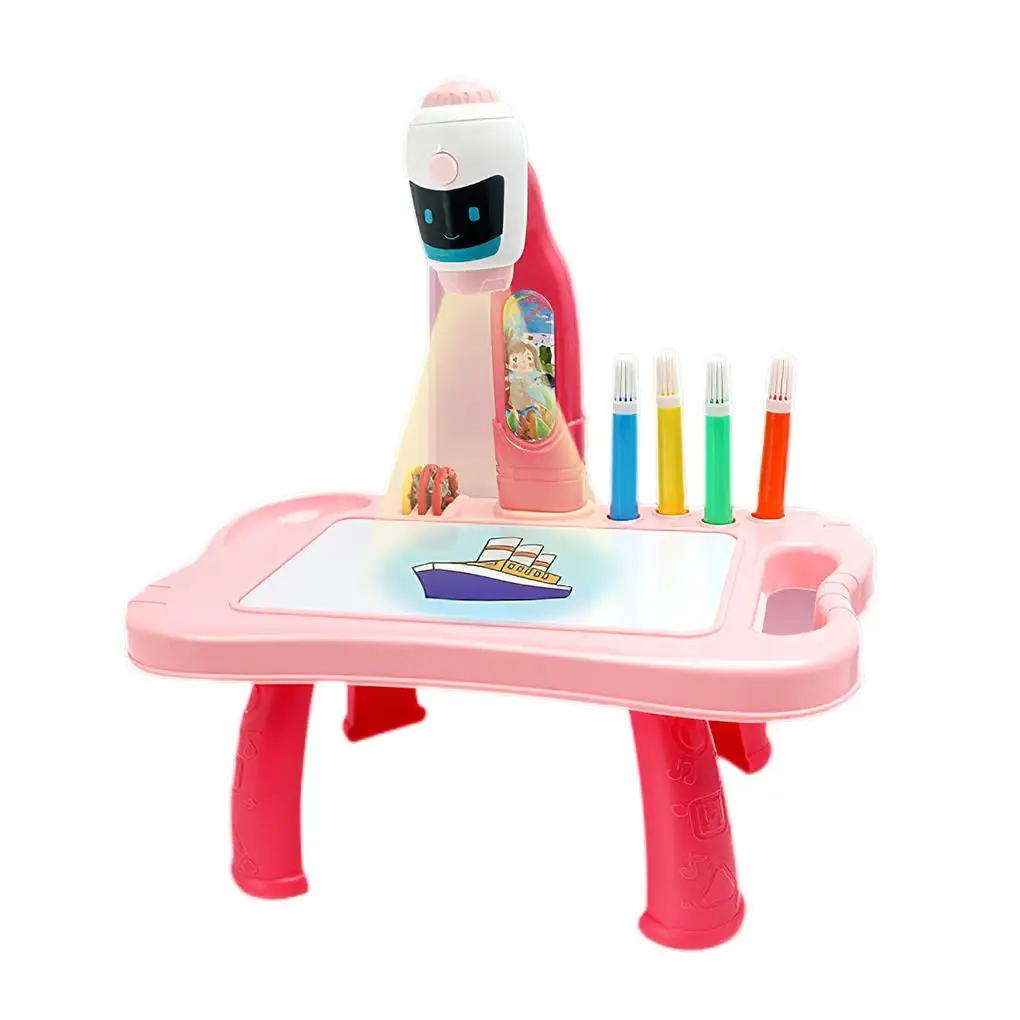 

Projector Art Drawing Table Toys Playing Prop Educational Playthings Interesting Paining Board Desk Projection Toy