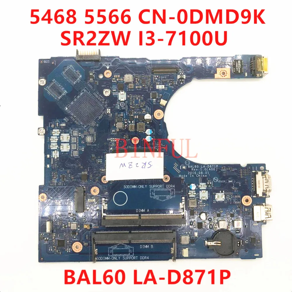 Материнская плата для ноутбука DELL 14 5468 5468D 5566 | Компьютеры и офис