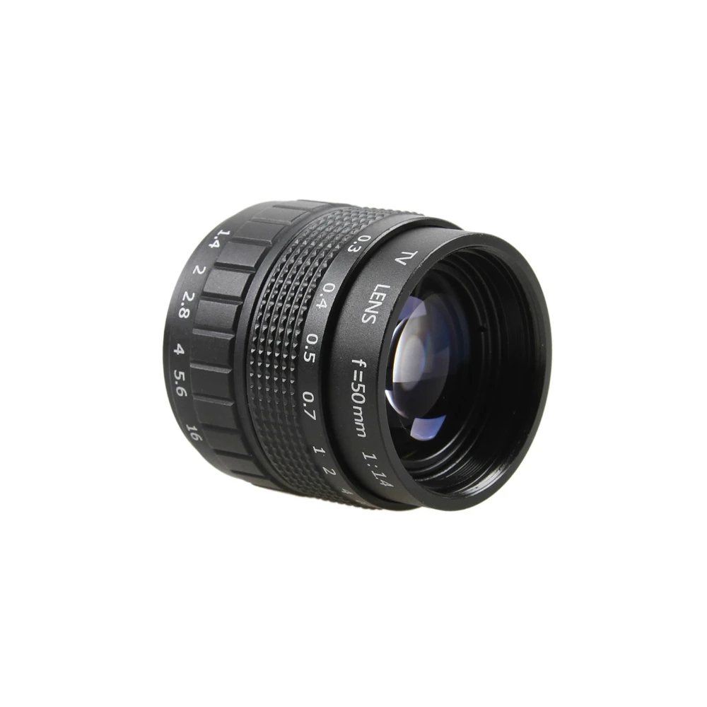 50mm F1.4 CCTV TV Movie lens+C Mount+Macro ring For Pentax Q / Q10 Q7 Q-S1 C-PQ | Camera Lenses