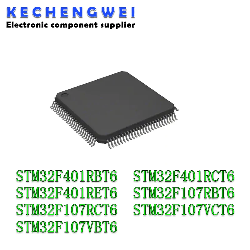 

(1 шт.) 100% STM32F401RBT6 STM32F401RCT6 STM32F401RET6 STM32F107RBT6 STM32F107RCT6 STM32F107VBT6 STM32F107VCT6