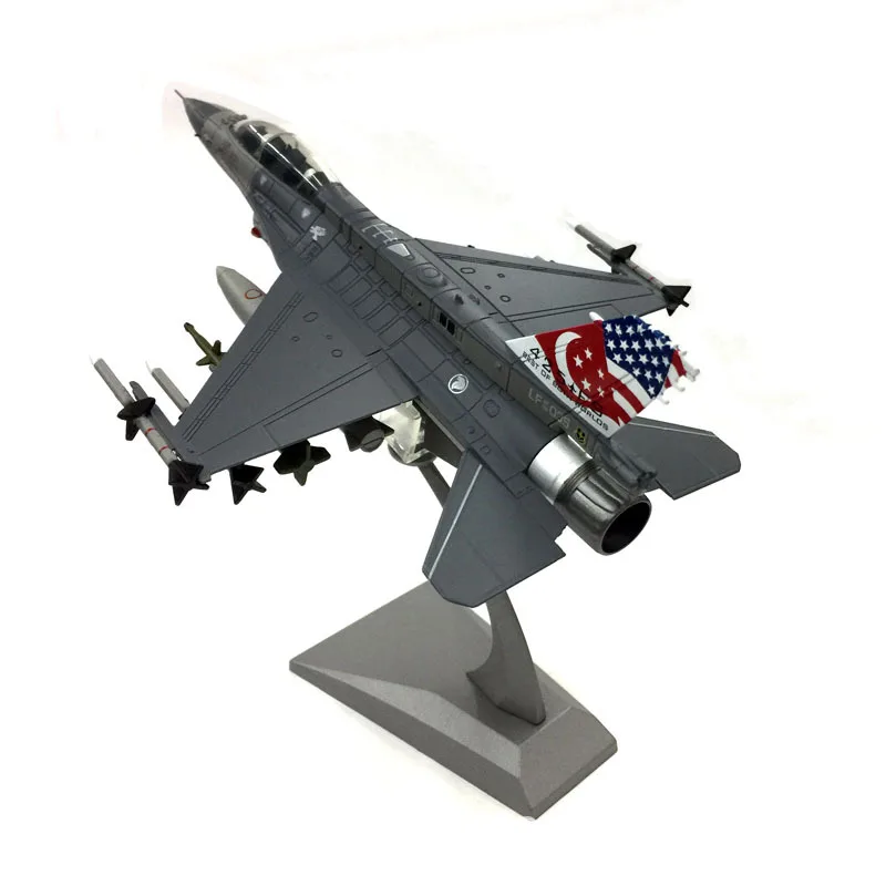 Истребитель из сплава Nsmodel F-16D Battle Falcon сингапурская авиационная модель самолета