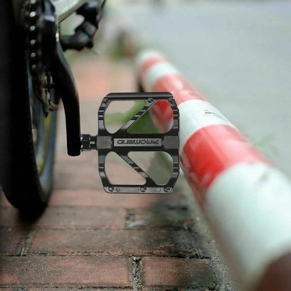 

Flat Anti-Slip MTB Road Bike Designed for Universal Fit These Black Flat Pedals Offer Easy Assembly and Comfort