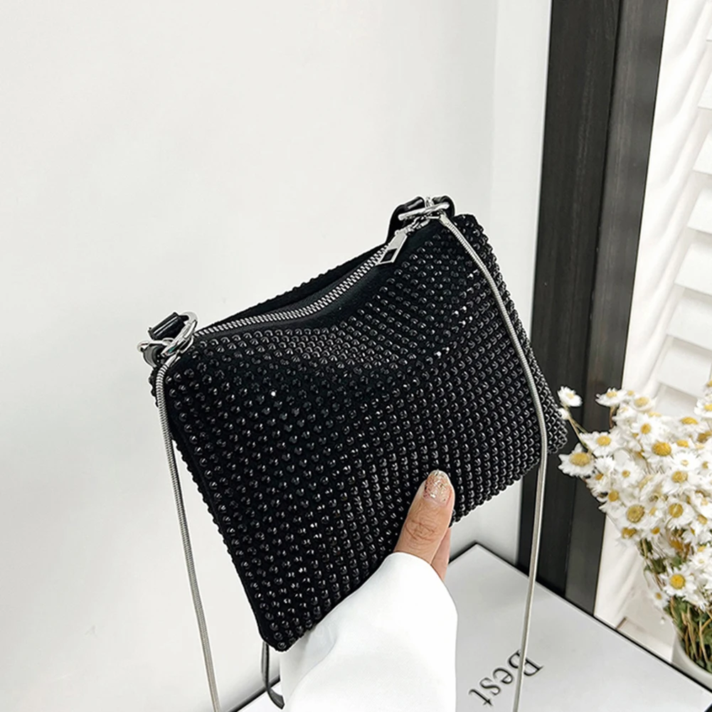 

Rhinestone Evening Clutch Bags Envelope Women Diamond Summer Chain Shoulder Bag Women Birthday Party Present