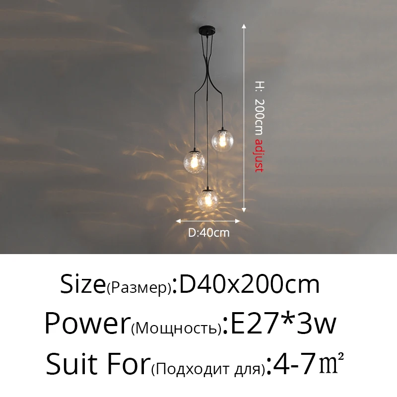 

Люстра YLWXHN LED золотая/черная для лестницы