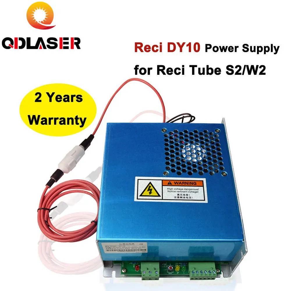 

QDLASER Reci DY10 Co2 лазерный блок питания для Co2 лазерной трубки Reci S2 W2