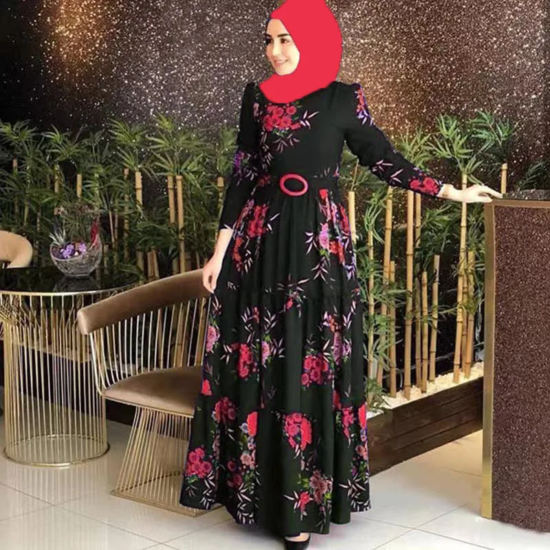 

S-5XL Eid Abaya Jilbab Kaftan Loose Dress Abayas for Women Muslim Dresses Hijab Robe Femme Musulmane Ramadan Islam Clothing 2022