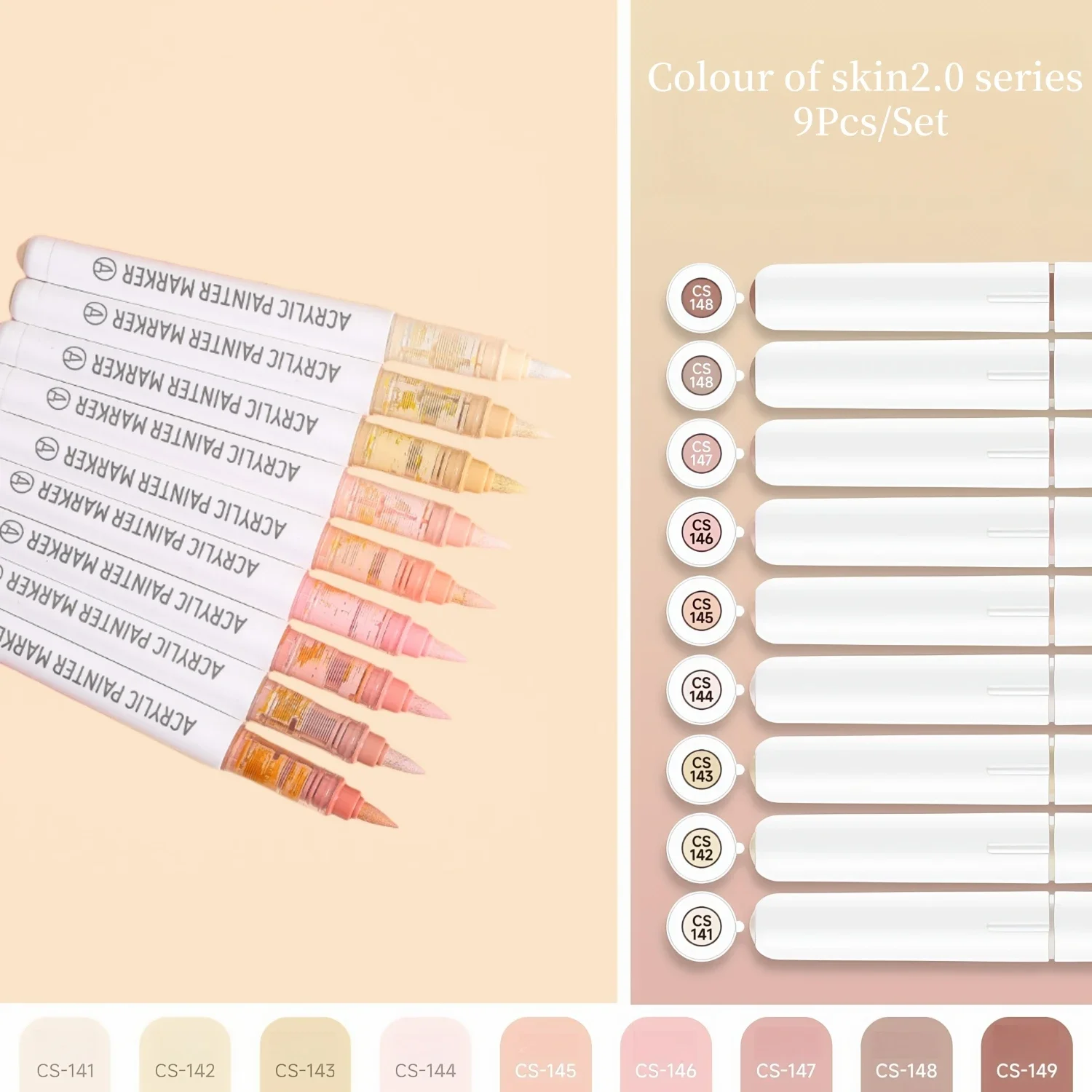 

Маркеры для рисования Kolorowys 9/36/63/81 шт