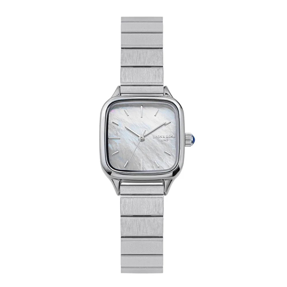 Elegant steel belt women's watch temperament simple women's quartz watch high texture luxury women's watch gift