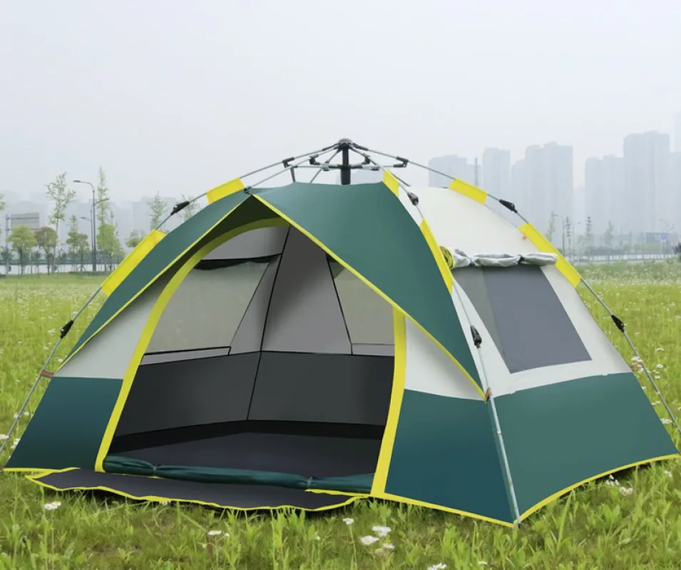 

Outdoor Garden Tent Camping Fully Automatic Quick Open Tent Double Beach Camping ,Camping Tent Double Decker Portable Foldin