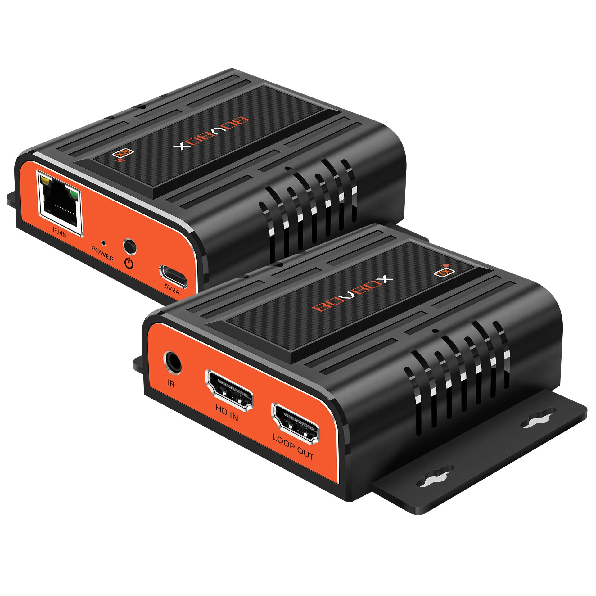 

200M HDMI Ethernet Extender Video Transmitter Receiver By RJ45 CAT5e CAT6 Network Cable Splitter for PS4 PC DVD To TV Projector