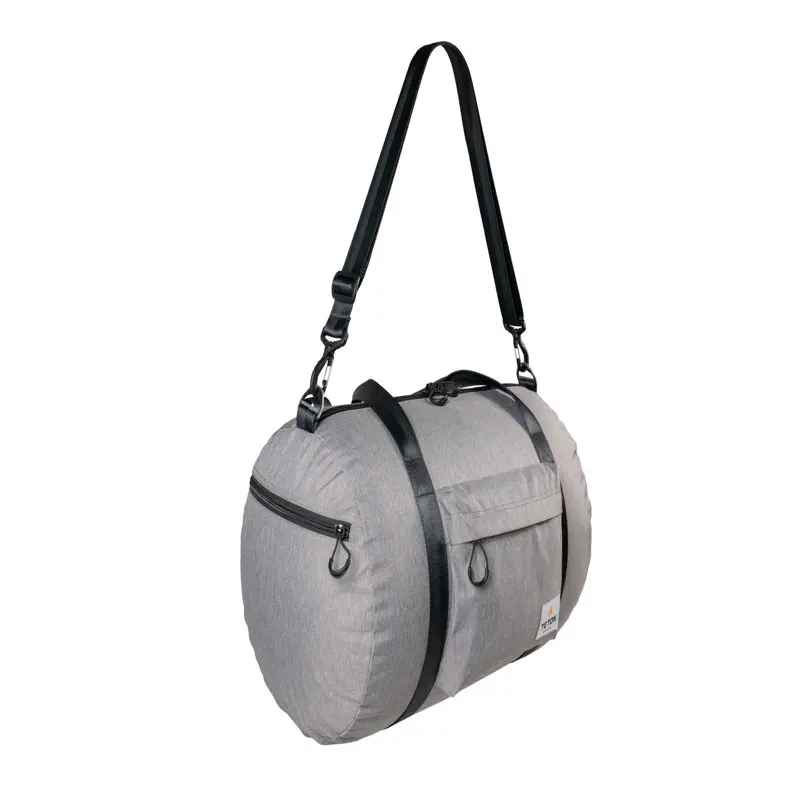 TETON Sports Canvas Duffel Bag, Luggage for Travel, the Gym and Overnight Getaways, Small, Grey