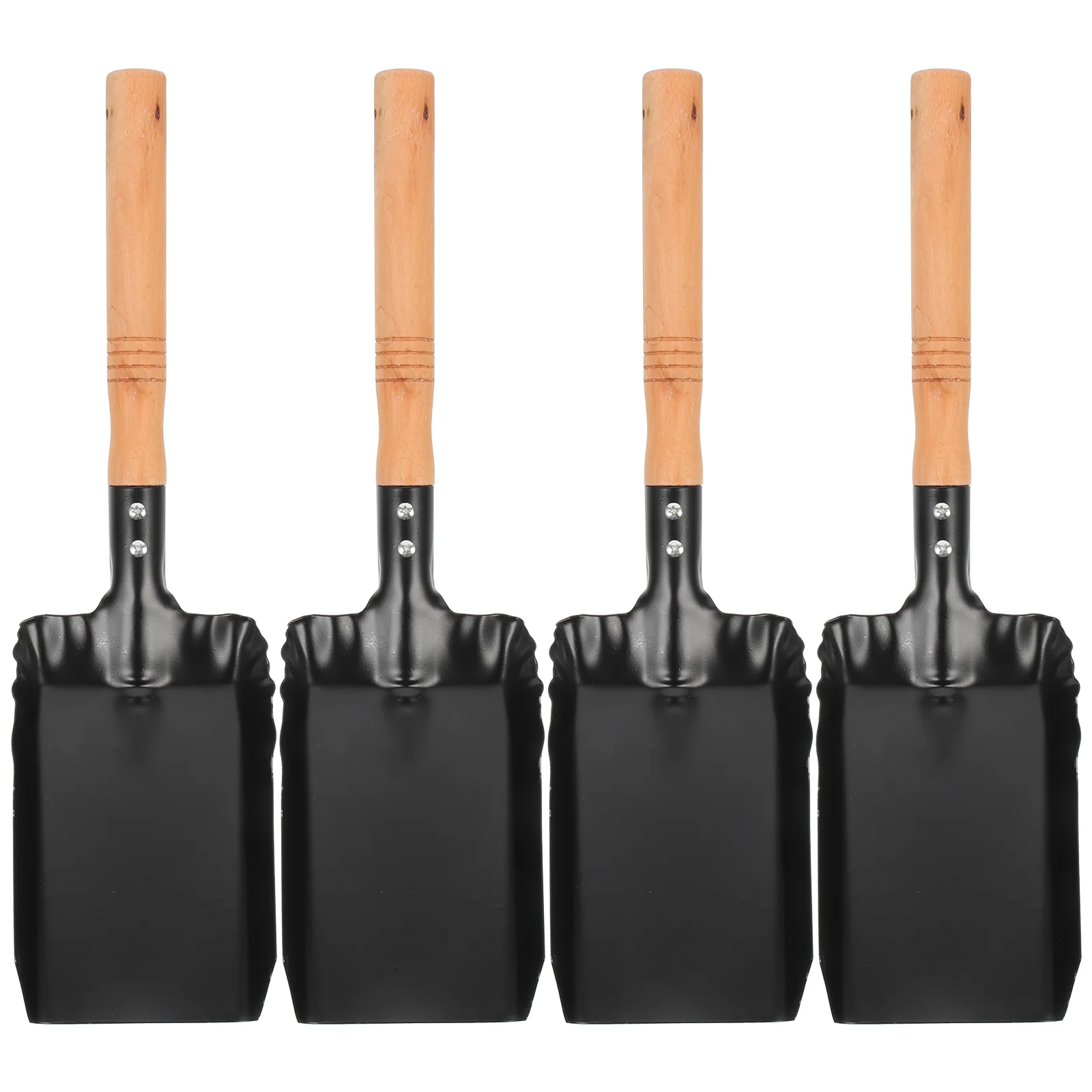 

Ash Fireplace Trowel Bbq Pan Dustpan Coal Garden Stove Scooping Cleaning Sandkitchen Wood Supplies Iron Mini Indoor Outdoor
