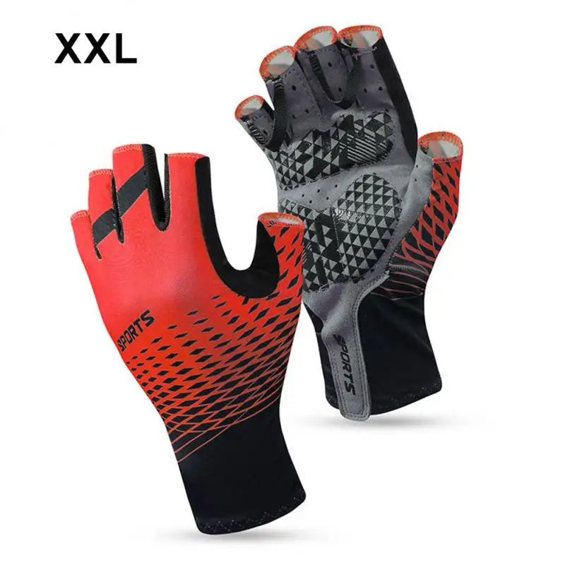 

Cycling Gloves Half Finger Shockproof Wear Resistant Breathable Sun Protection MTB Road Bicycle Gloves Men Women Sports