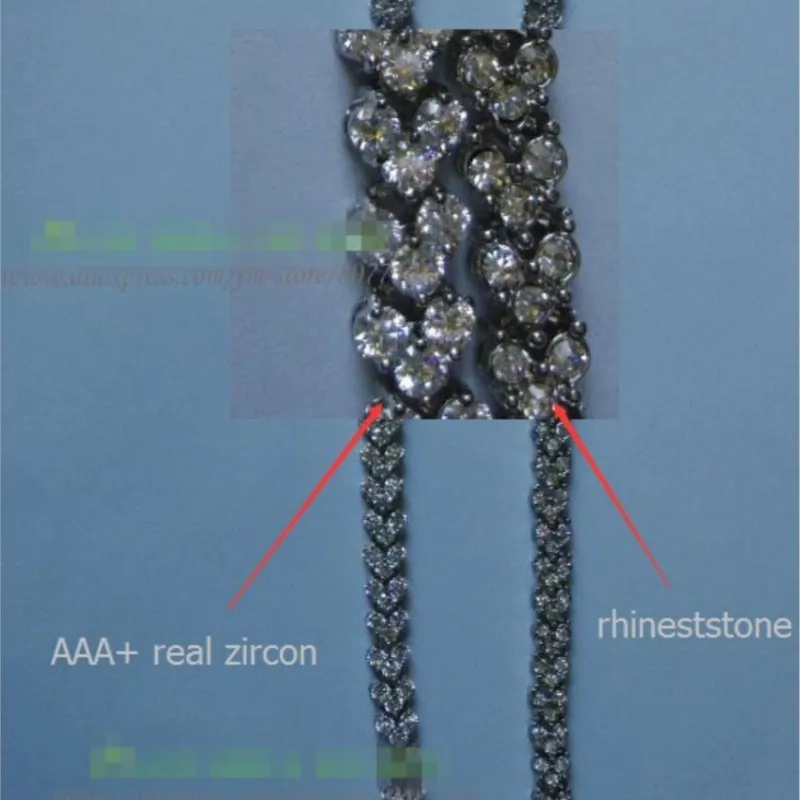 Браслет с фианитами класса AAAA + 99 шт. | Украшения и аксессуары