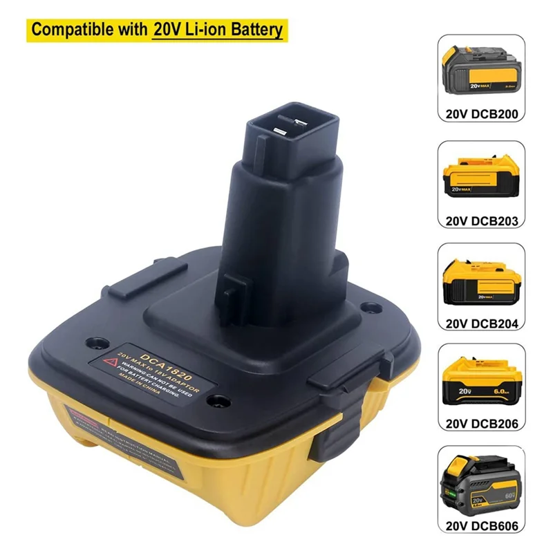 Сменный Адаптер для литий-ионной батареи Dewalt DCB206 DC9098 DC9096