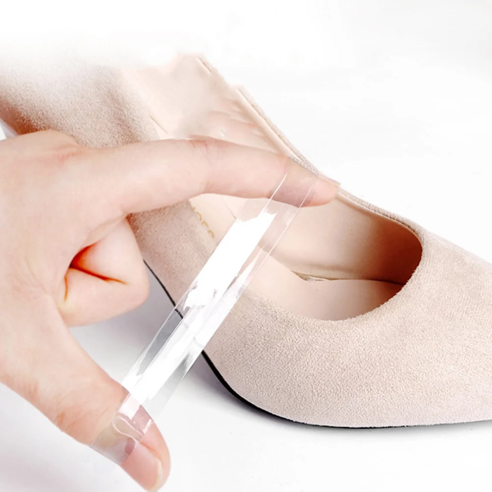 20 Pairs Transparent Professional Detachable Shoe Straps Knee High Heels Strap Heel Straps for Women