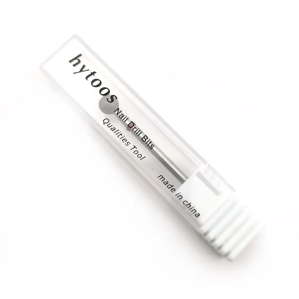 HYTOOS 5 0 мм Шариковые сверла для ногтей Тонкие Алмазные Заусенцы кутикулы русские
