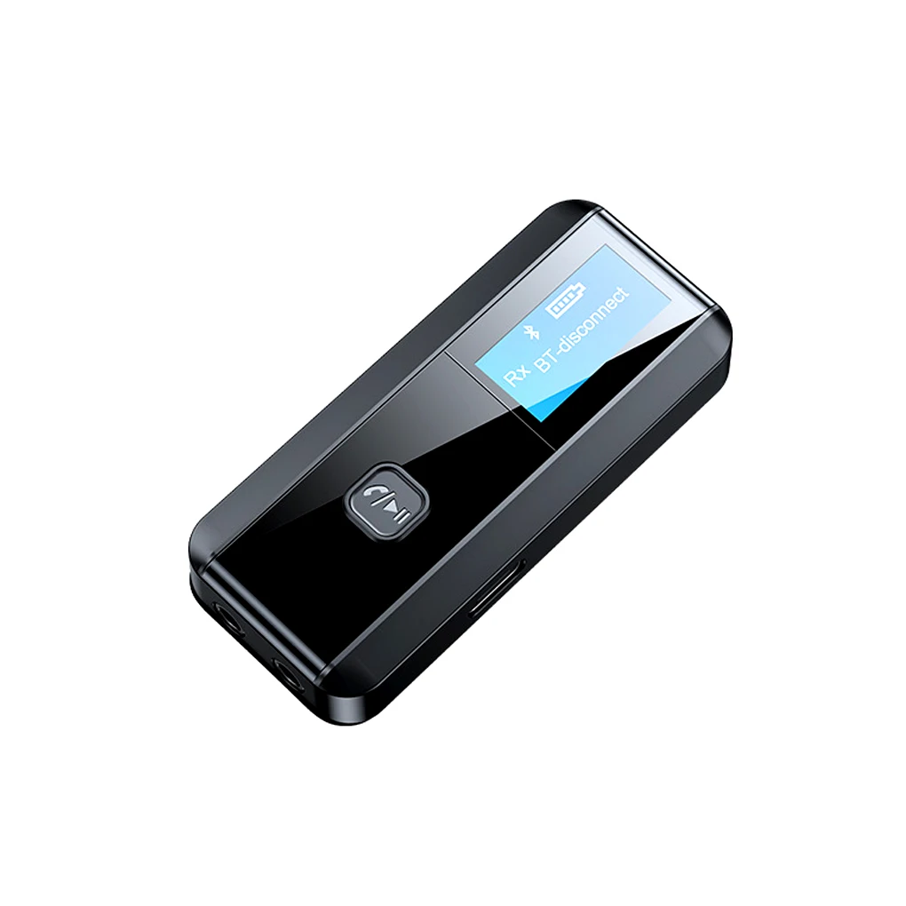 

Беспроводной приемник с ЖК-дисплеем 2-в-1, передатчик, громкоговоритель, компьютер, портативный мини-аудиоадаптер с низкой задержкой, встрое...