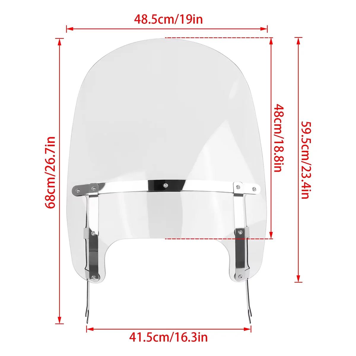 Фото Ветровое стекло для мотоцикла, ветроотражатель для Harley Fat Boy Softail FLFB 114 FLFBS Slim 2018-2026 №2