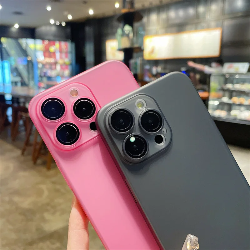 Прозрачный матовый цветной чехол для телефона Iphone 12 12pro 12promax 13 13pro 13promax 14 14pro 14promax