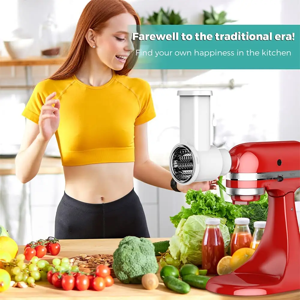 Насадки для измельчения слайсера нарезка свежих овощей миксера Kitchenaid салатница