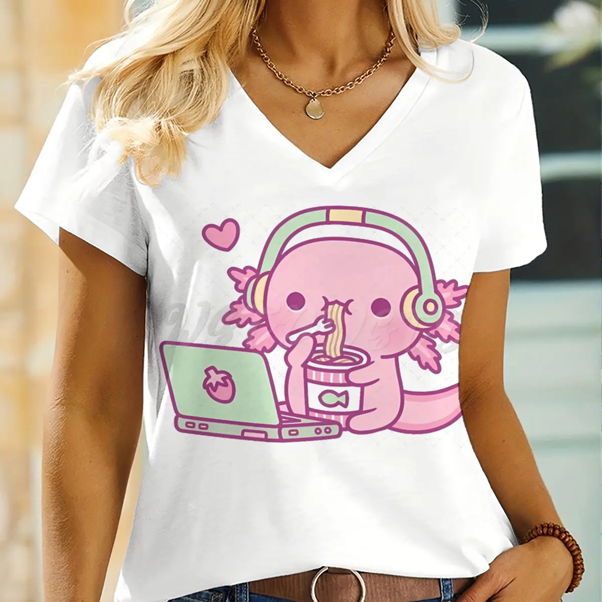 Женская футболка WGTD WISH белая модальная