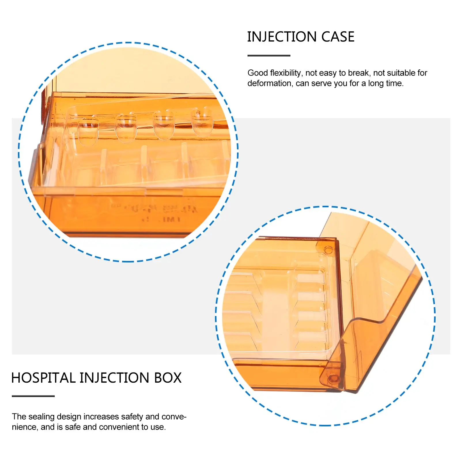 2 шт. светонепроницаемая коробка для медицинских принадлежностей инъекций