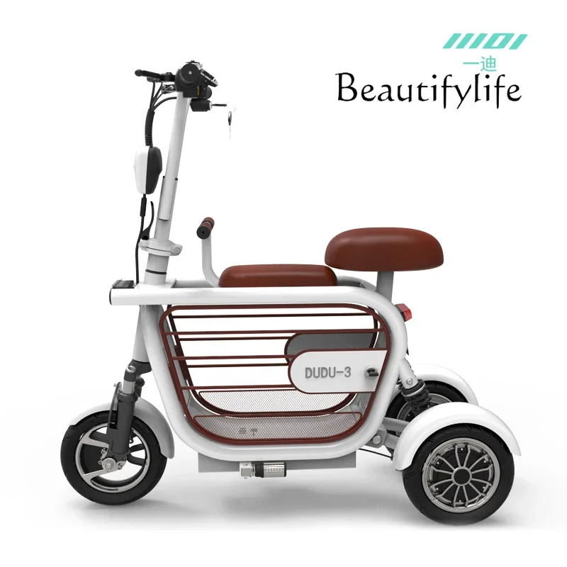 Литиевый велосипед новый трехколесный автоматический рикша скутер
