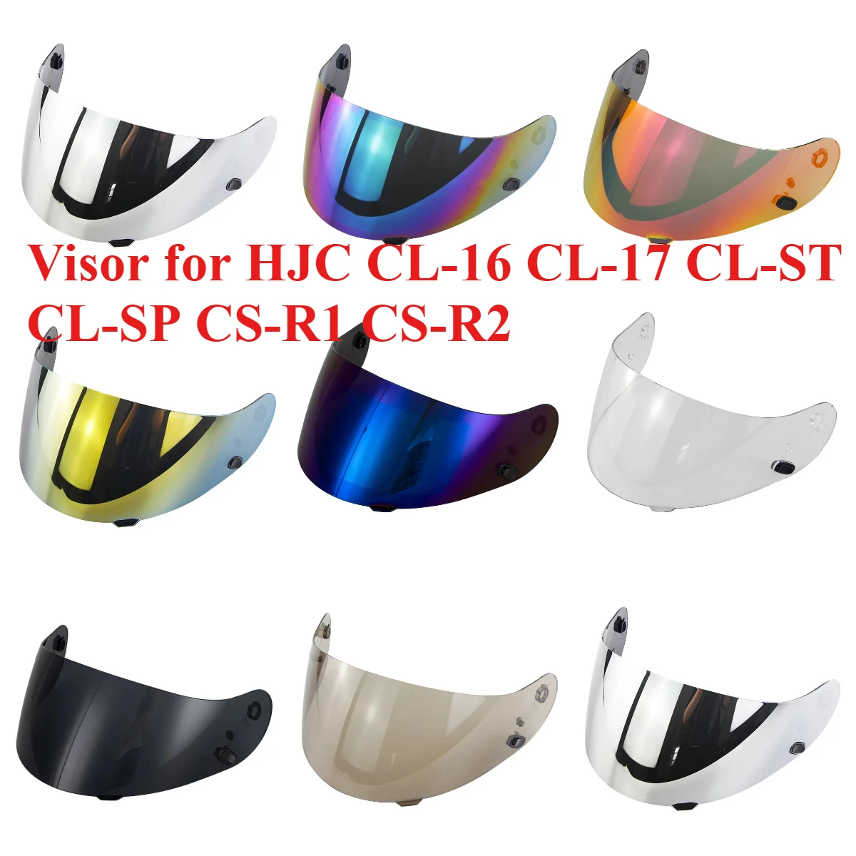 Фото Визор для шлема HJ09 для HJC CL-16, CL-17, CL-ST, CL-SP, CS-R1, CS-R2: Защита от УФ-излучения и пыли, аксессуар для шлема №1