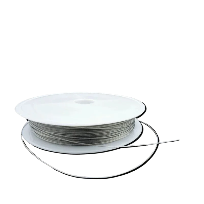 Прочная рыболовная леска из нержавеющей стали ультратонкая мягкая для морской и