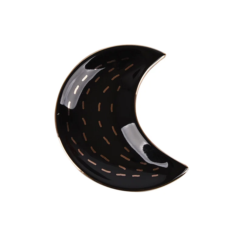 Поднос для хранения ювелирных изделий Moon декоративные контейнеры колец тарелок