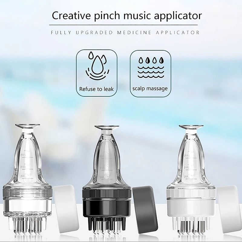 Аппликатор для кожи головы жидкая расческа потенциозных масел жидкий массажер