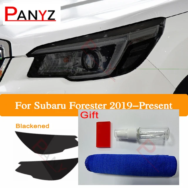 

Защитная пленка для фар автомобиля 2 шт., Прозрачная черная наклейка из ТПУ для Subaru Forester 2019 2020