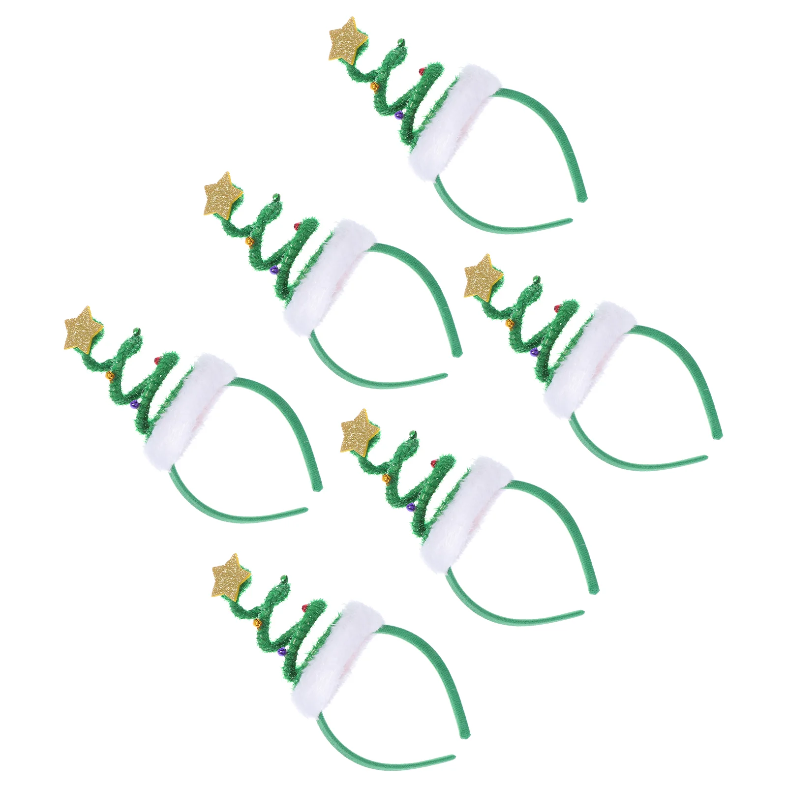 

6Pcs Christmas Spring Children's Headband Christmas Tree Headband Headdress