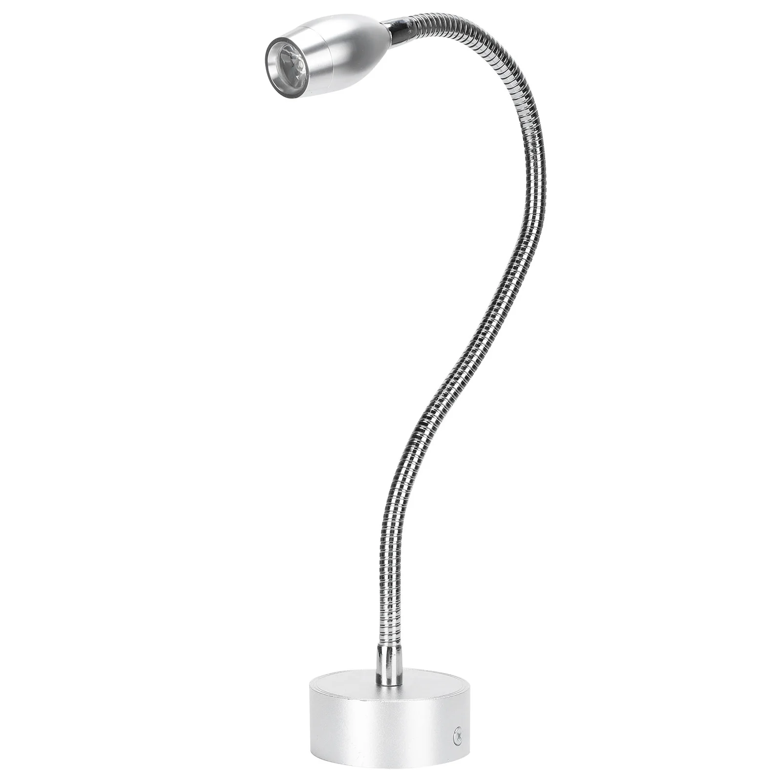 

Aluminum Alloy LED Work Wall Light Flexible Gooseneck Table Wall Light (Wiring 110‑240V) Silver 6000K
