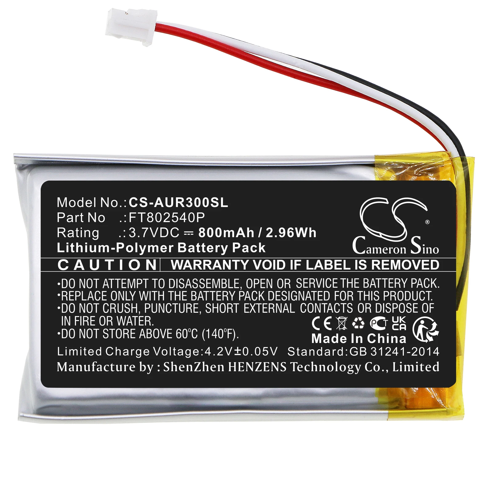 Сменный аккумулятор CS для ASUS ROG Chakram FT 802540 P 1000mAh3.70Wh (art.: 3920cb41275e1) - 3920cb41275e1