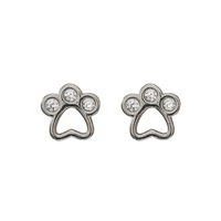 925 sterling silver cat claw earrings for women simple small pendant design earrings temperament small ear ornaments