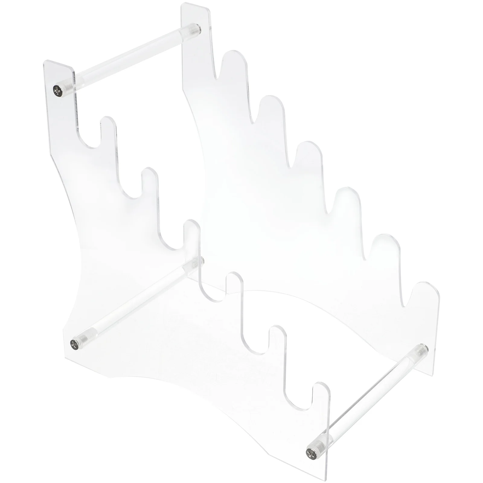 

Rack Holder Kitchen Display Utensil Organizer Stand Floating Cube Shelves Storage Desktop Acrylic Countertop Block Single Case