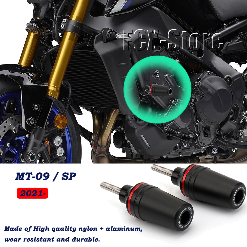 

Motorcycle Accessorie Crash Guard For Yamaha MT09 mt09 MT 09 MT-09 SP 2021 2022 2023 Frame Sliders Engine Falling Protection Pad
